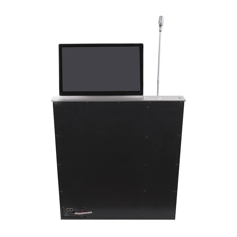 超薄雙屏帶話筒一體機升降器